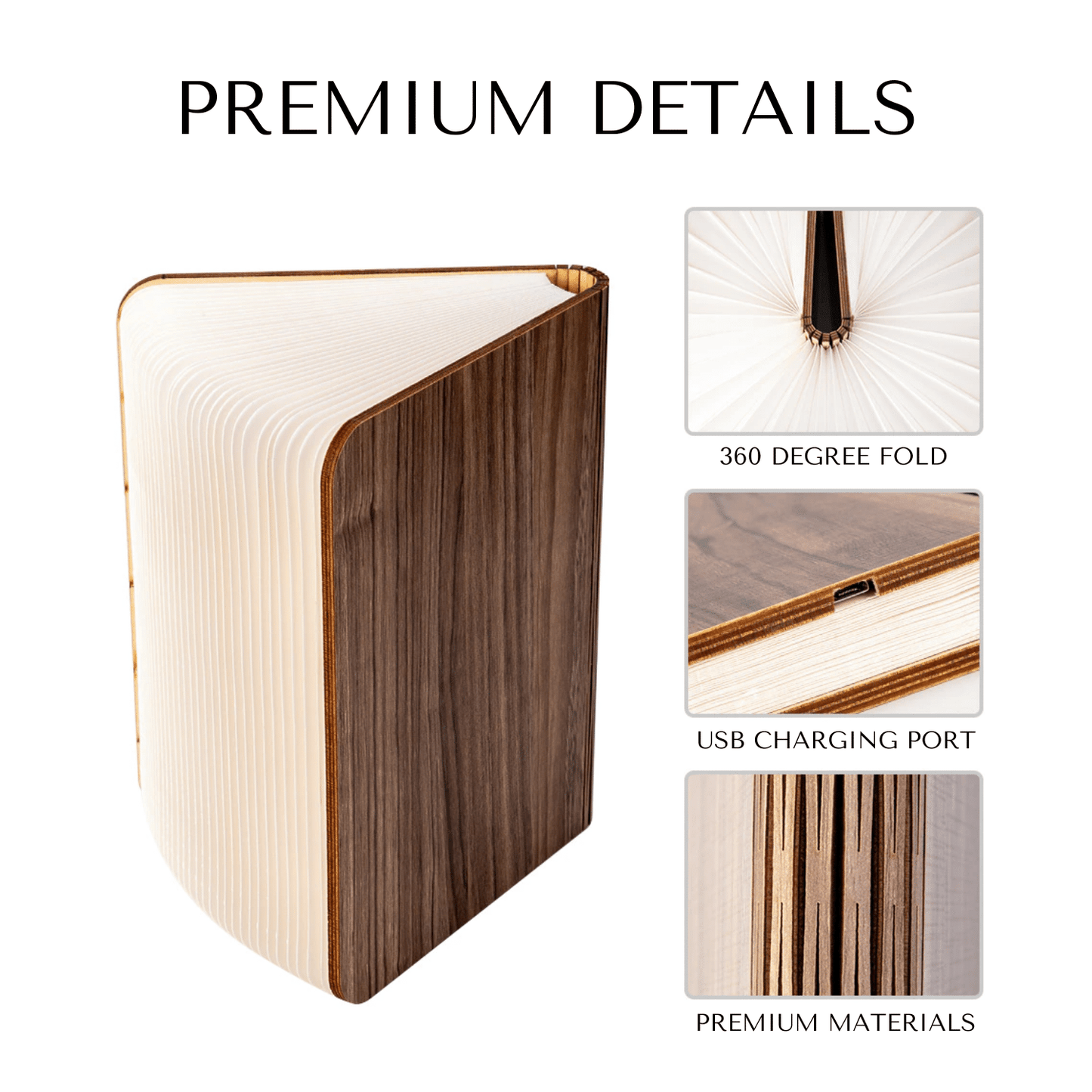 Luca Wireless Folding Book Lamp